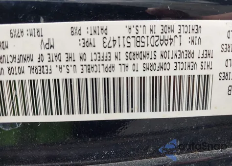 2011 Jeep Wrangler Sport из США, поврежденный, VIN 1J4AA2D15BL511473